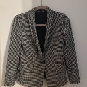 Express Black and White Blazer Classic Tailored Jacket